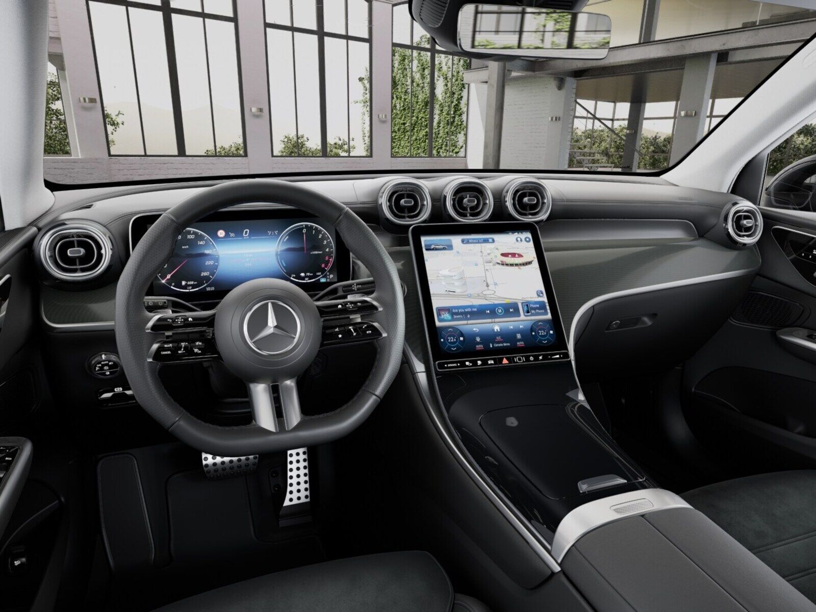 Mercedes-Benz GLC 300 de 4M AMG+NIGHT+PANO+AHK+FAHR-ASS-PAKET foto 11