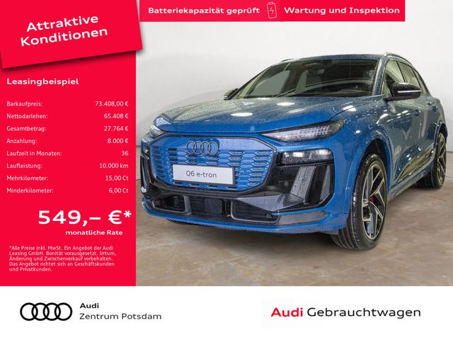 Audi Q6 SUV edition one blue e-tron quattro KLIMA B&O