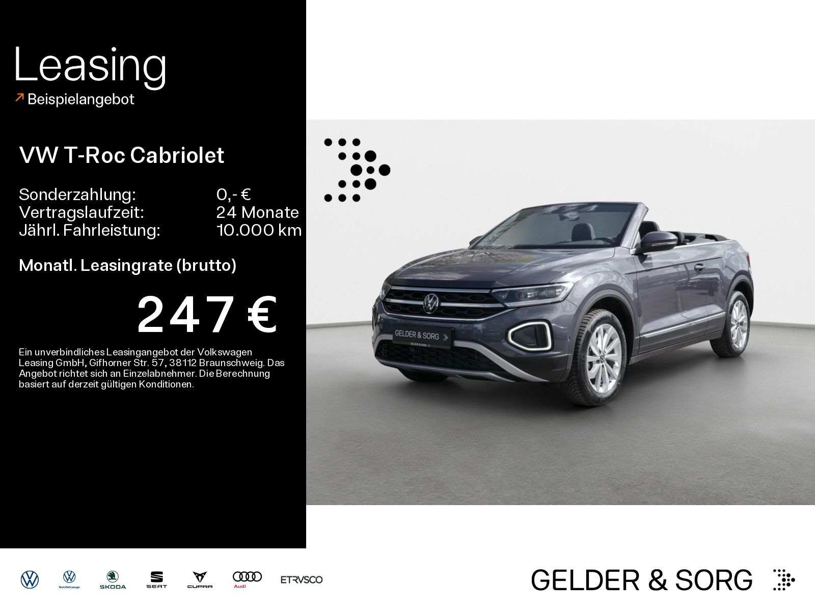 Volkswagen T-Roc Cabriolet 1.0 TSI Navi*DAB+*ACC*Digital