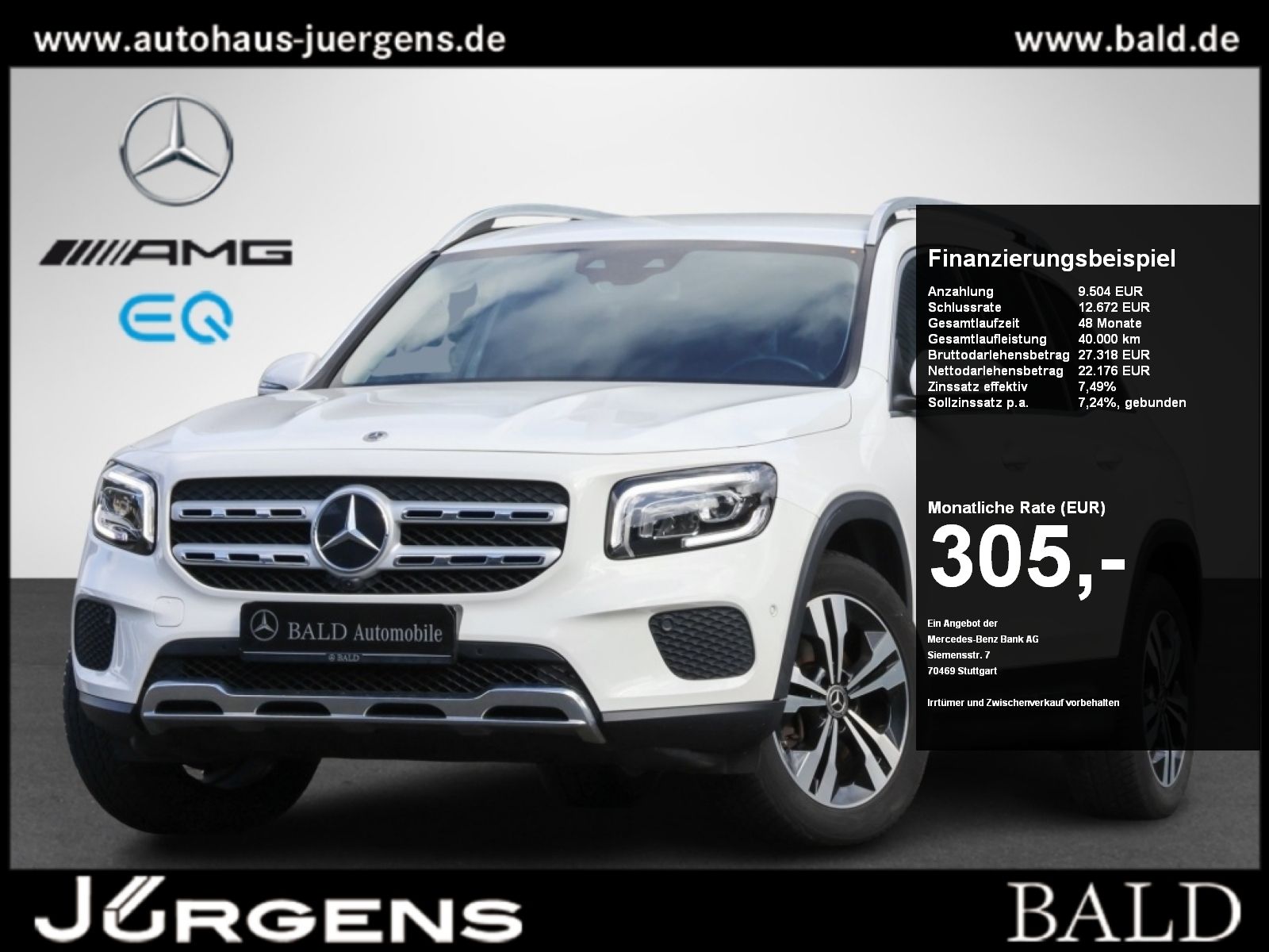 Mercedes-Benz GLB 220 d Progressive/StdHz/360/HUD/GUARD360/LED