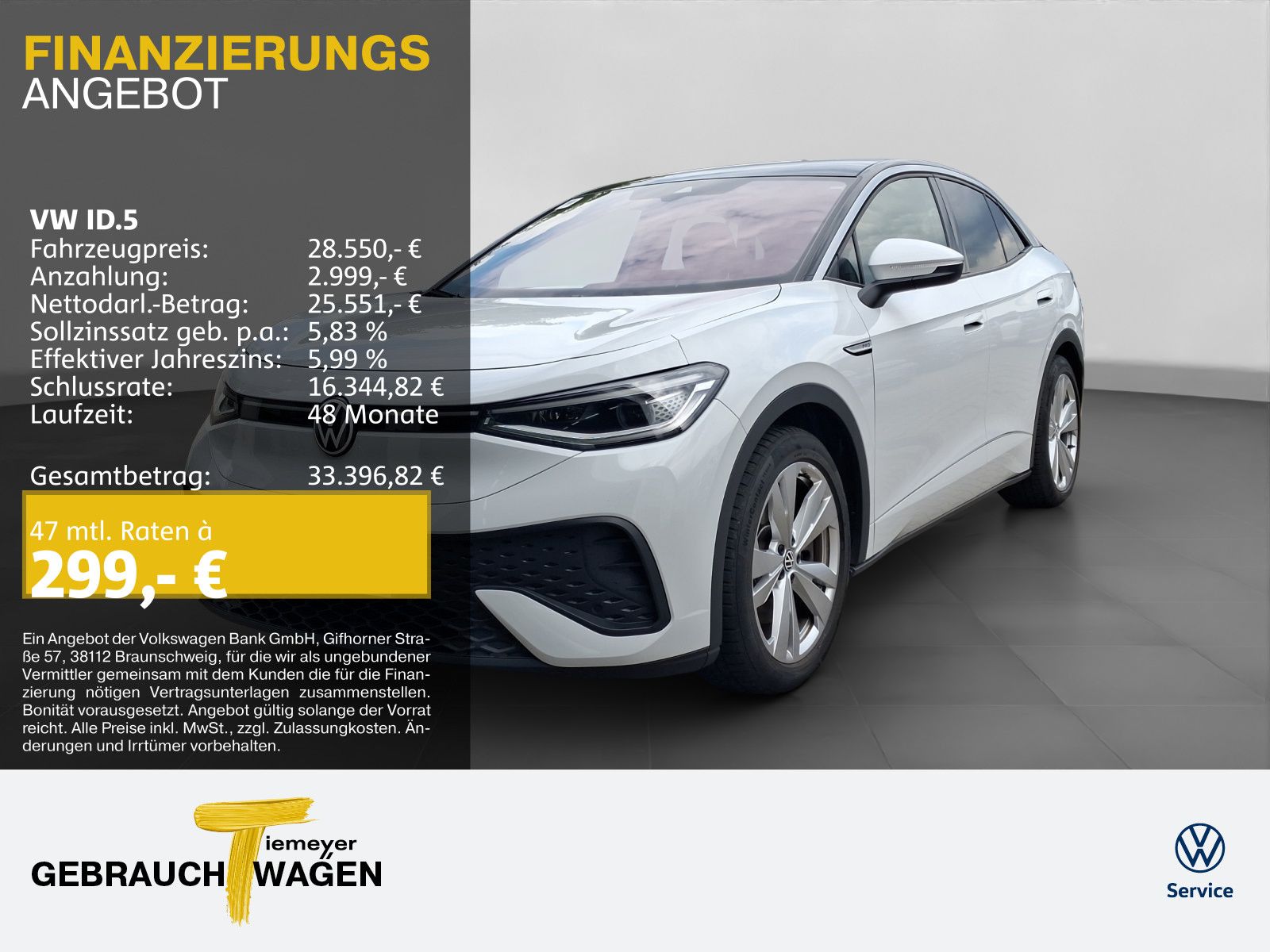 Volkswagen ID.5 PRO PANO AHK SPORTPAKET MATRIX