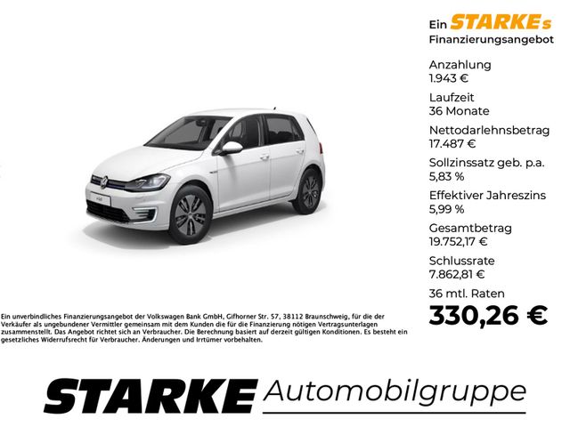 Volkswagen e-Golf Comfortline  Navi LED PDC LM Tempo Klima