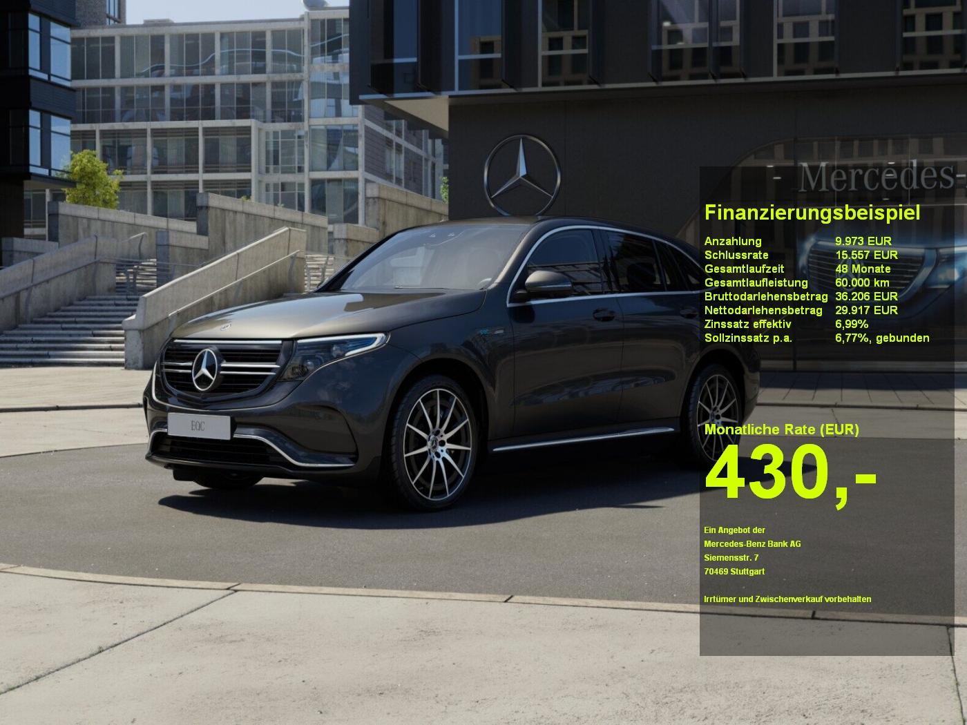 Mercedes-Benz EQC 400 4M AMG Line AMG+MEMORY+M.BEAM+360°+TOTW.