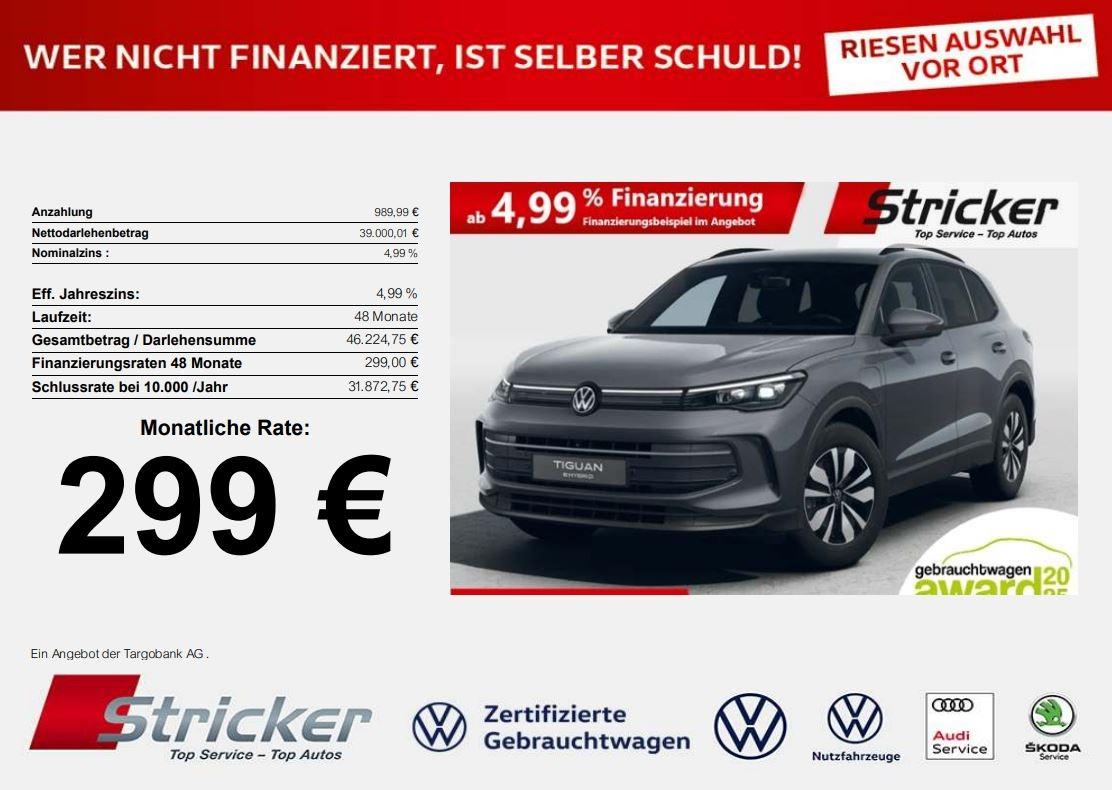 Volkswagen Tiguan  Life 1.5 eHybrid 19720,- Rabatt Area Vie