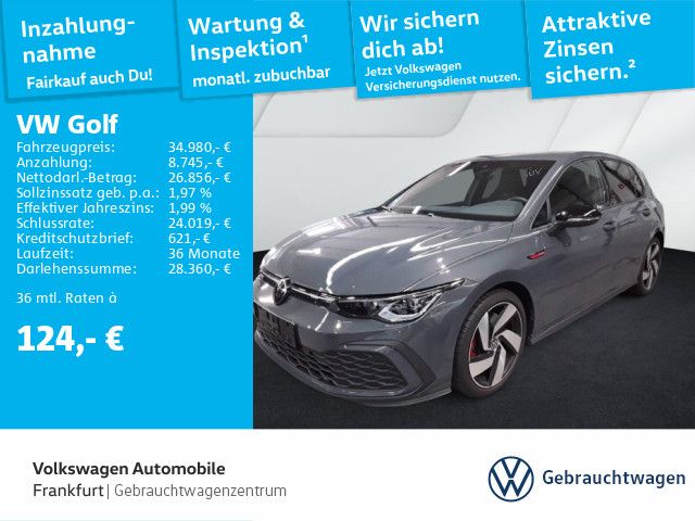 Volkswagen Golf VIII 2.0 TSI DSG GTI Navi IQ.Light DAB+ Rea