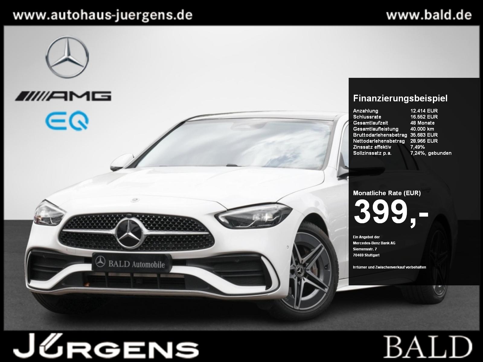 Mercedes-Benz C 200 AMG-Sport/Pano/Memo/Ambi/Totw/Winter/LED
