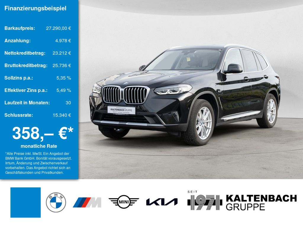 BMW X3 xDrive30e FACEL. LED W-LAN NAVI KAMERA SHZ