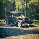 Ford Model A Tudor Hot Rod Steel Body Airbrush