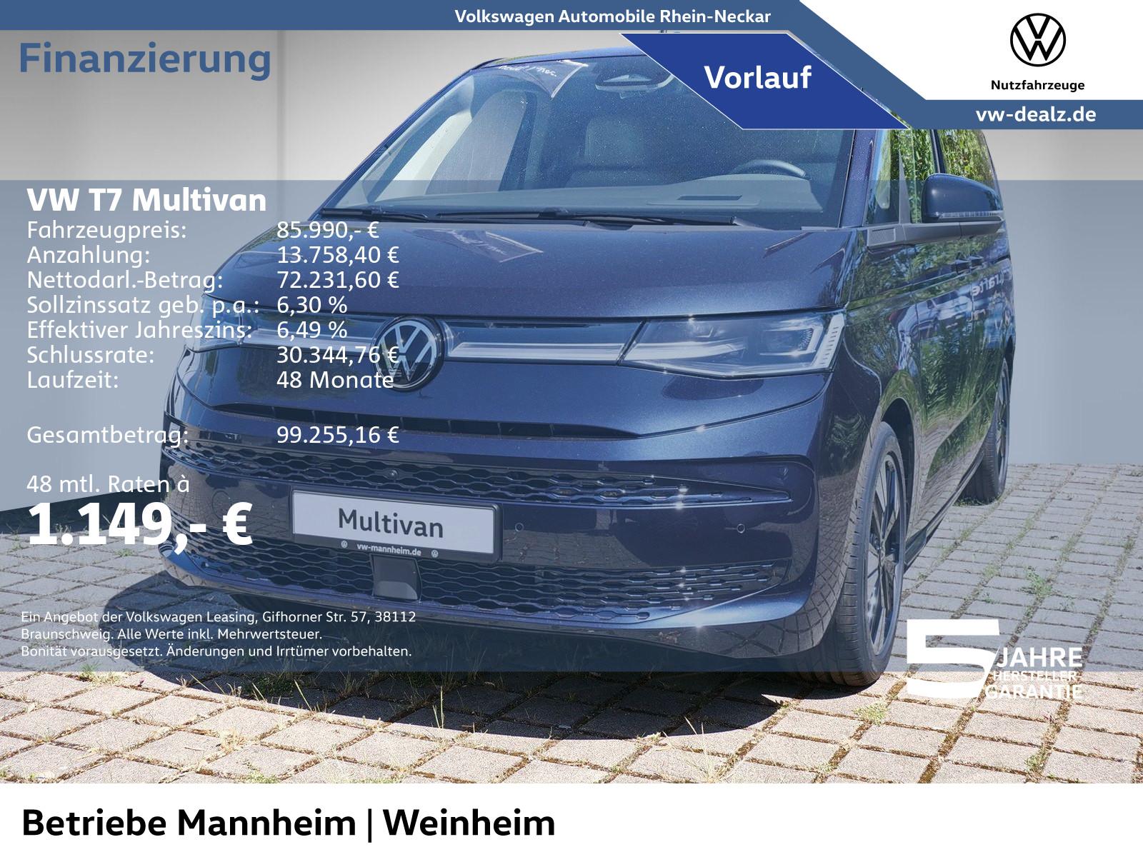 Volkswagen Multivan Energy 1.5 eHybrid 4 MOTION DSG 7-Sitze