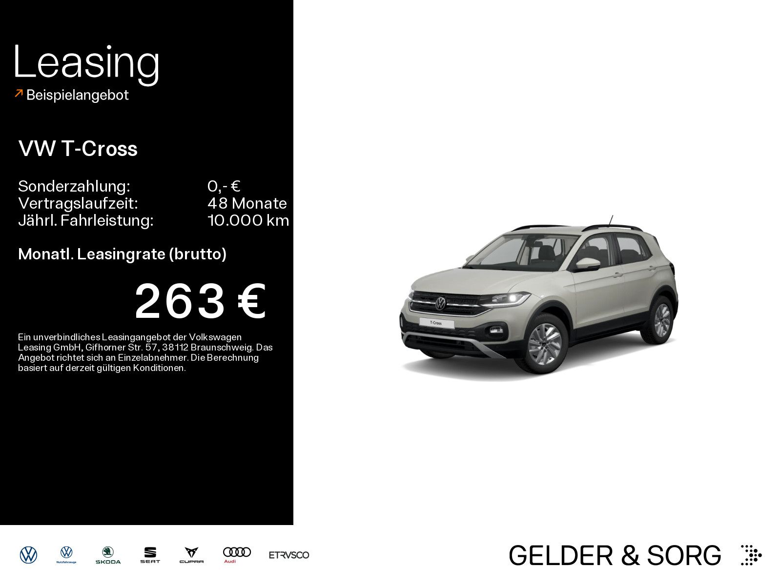 Volkswagen T-Cross 1.0 TSI Life LED*AHK*CarPlay*Digital*DAB