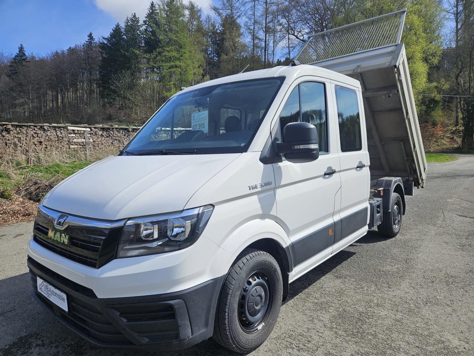 MAN TGE 3180 4x4 Doka 3-Seitenkipper AHK Klima