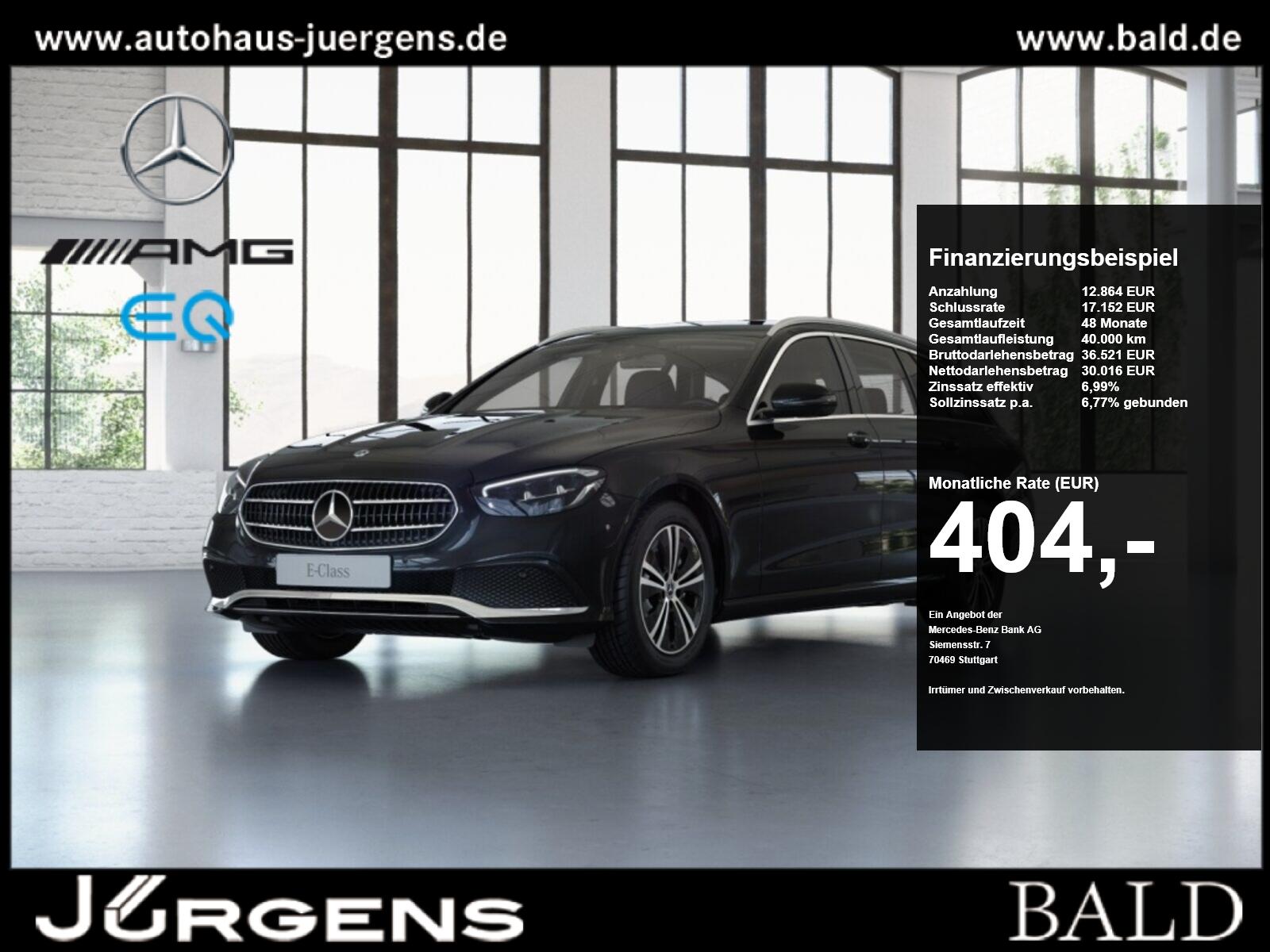 Mercedes-Benz E 220 d 4M Avantgarde/AHK/LED/Cam/Totw/Wide/Shz
