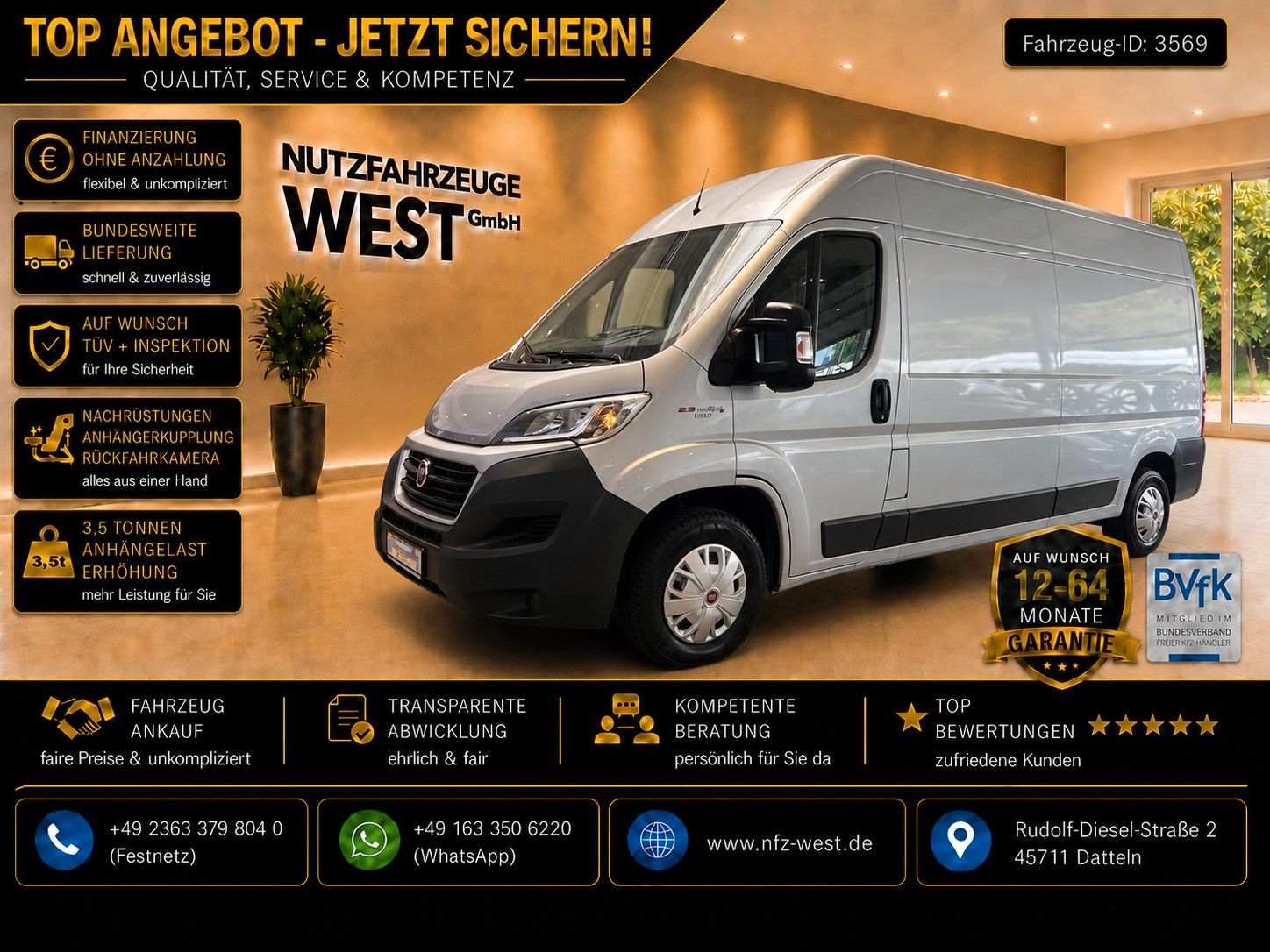 Fiat Ducato 2,3 HDI L3-H2