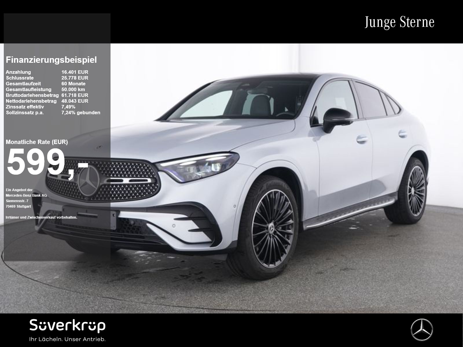 Mercedes-Benz GLC 300 d Coupe 4M AMG BURM NIGHT MEMO 360 AHK foto 1