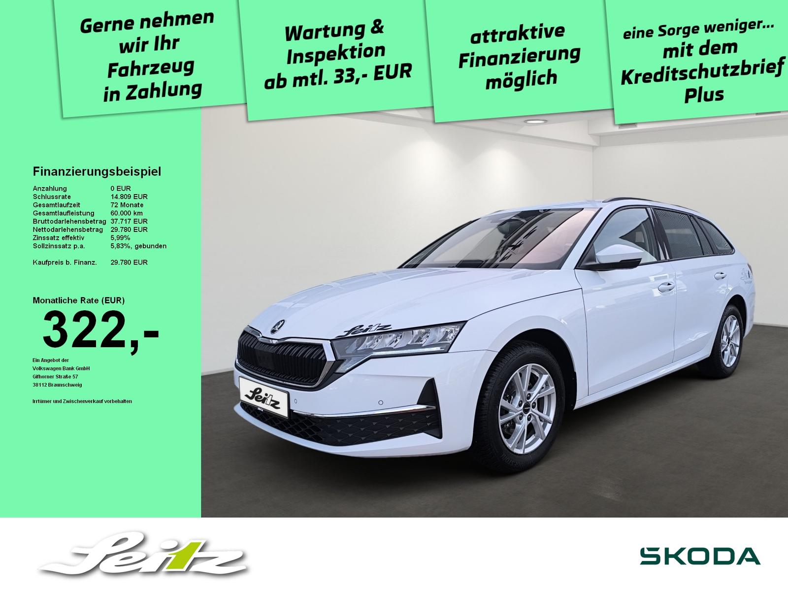 Skoda Octavia Combi 2.0 TDI Selection *AHK*NAVI*LED*