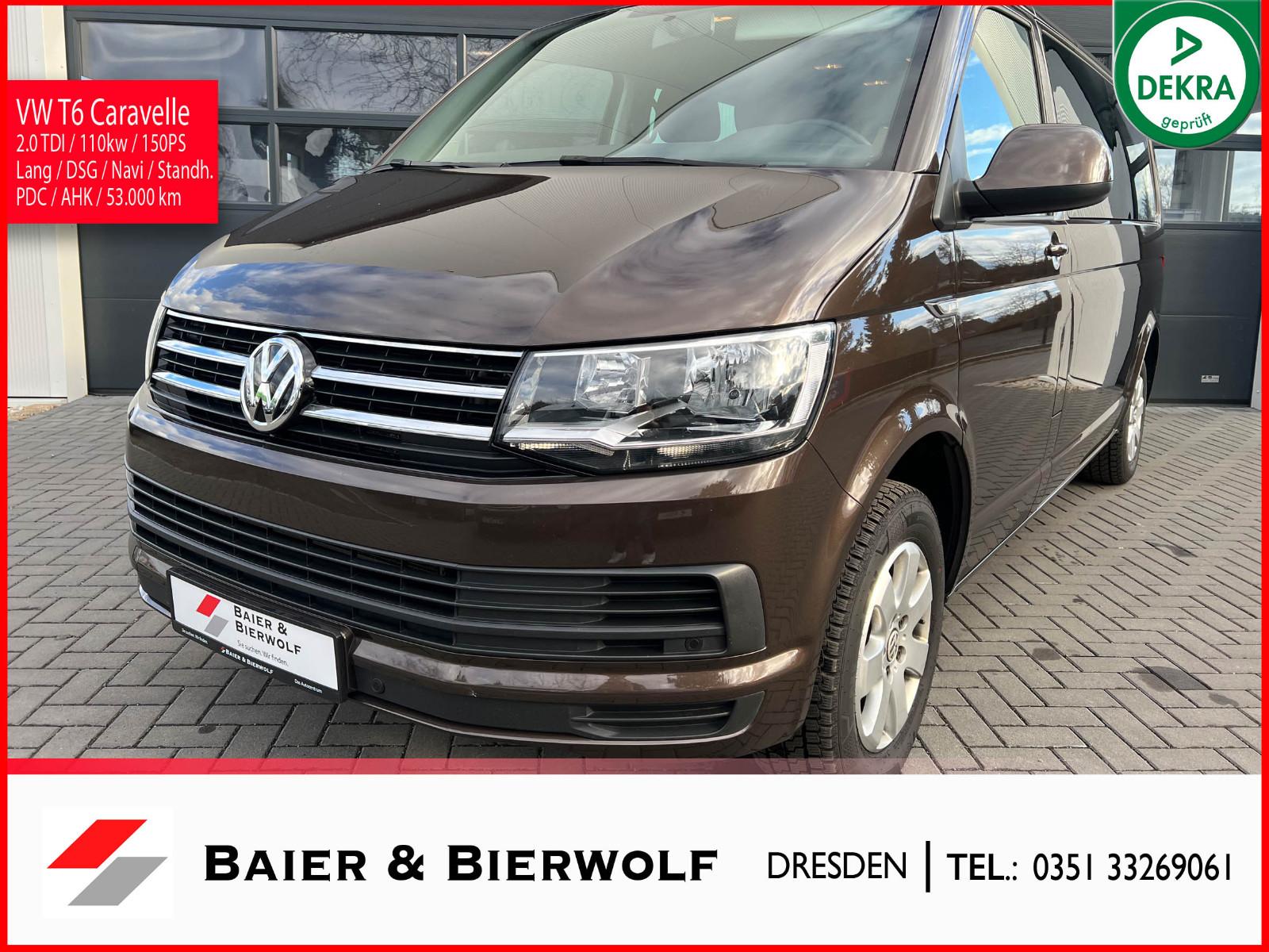 Volkswagen T6 Caravelle Comf. lang DSG Standh, Sitzh. AHK T