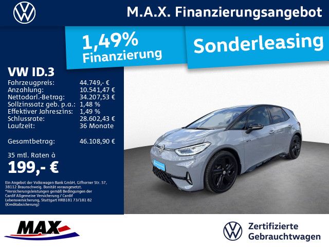 ID.3 GTX IQ.LIGHT+AR HUD+KAMERA+PANO+ACC+NAVI++