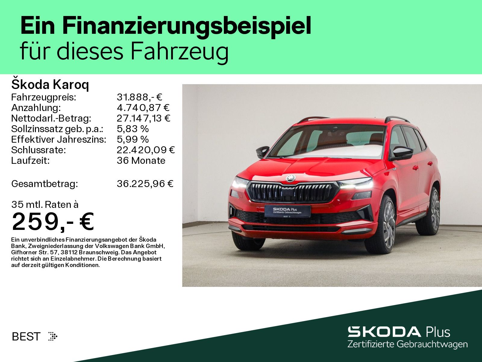Skoda Karoq 2.0 TSI DSG 4x4 Sportline*ASSIST*STHZ*NAVI imagem 2
