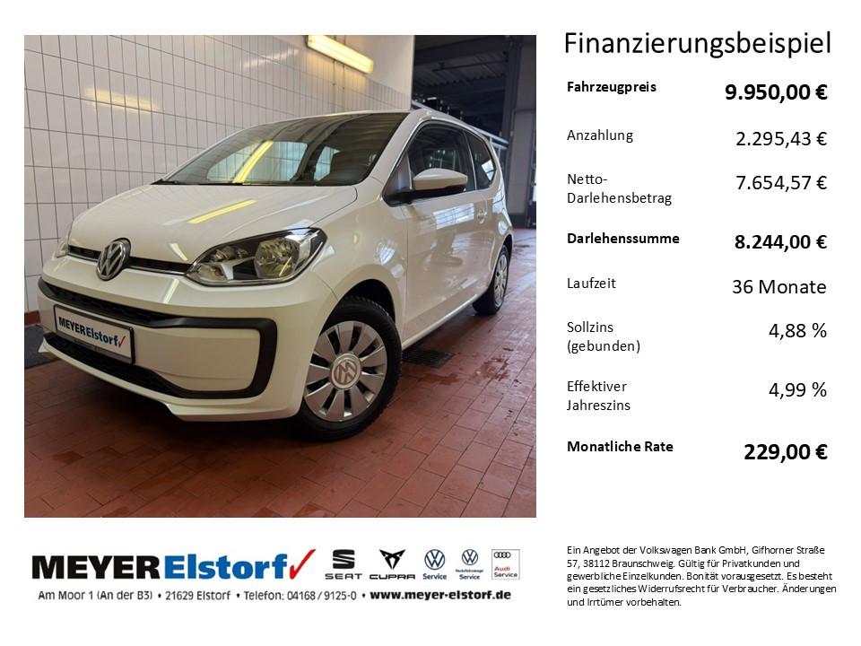 Volkswagen up! 1.0 move up! AHK Einparksystem hinten