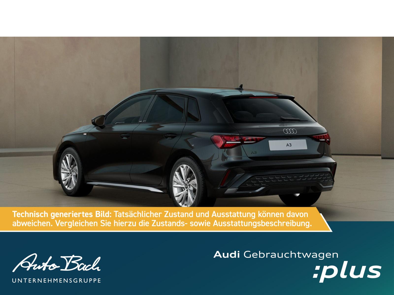 Audi A3 Sportback S line TFSI Stronic Navi LED HuD AC, миниатюра 3
