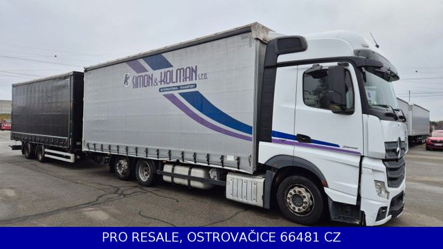 Mercedes-Benz ACTROS 2545 L 6x2 E6 + WECON T0221 + DURCHLADEN