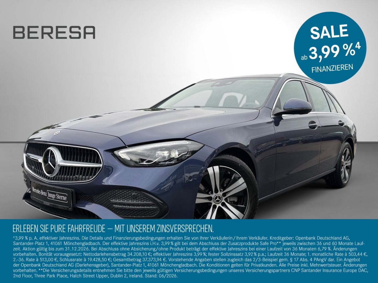 MERCEDES-BENZ C 180 T Avantgarde Pano Distronic Winter-P.