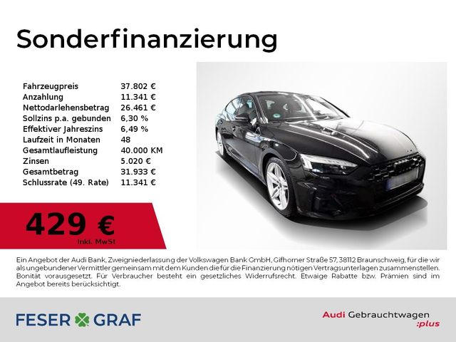 Audi A5 Sportback 40 TDI qu S Line Int Leder,Navi,Mat