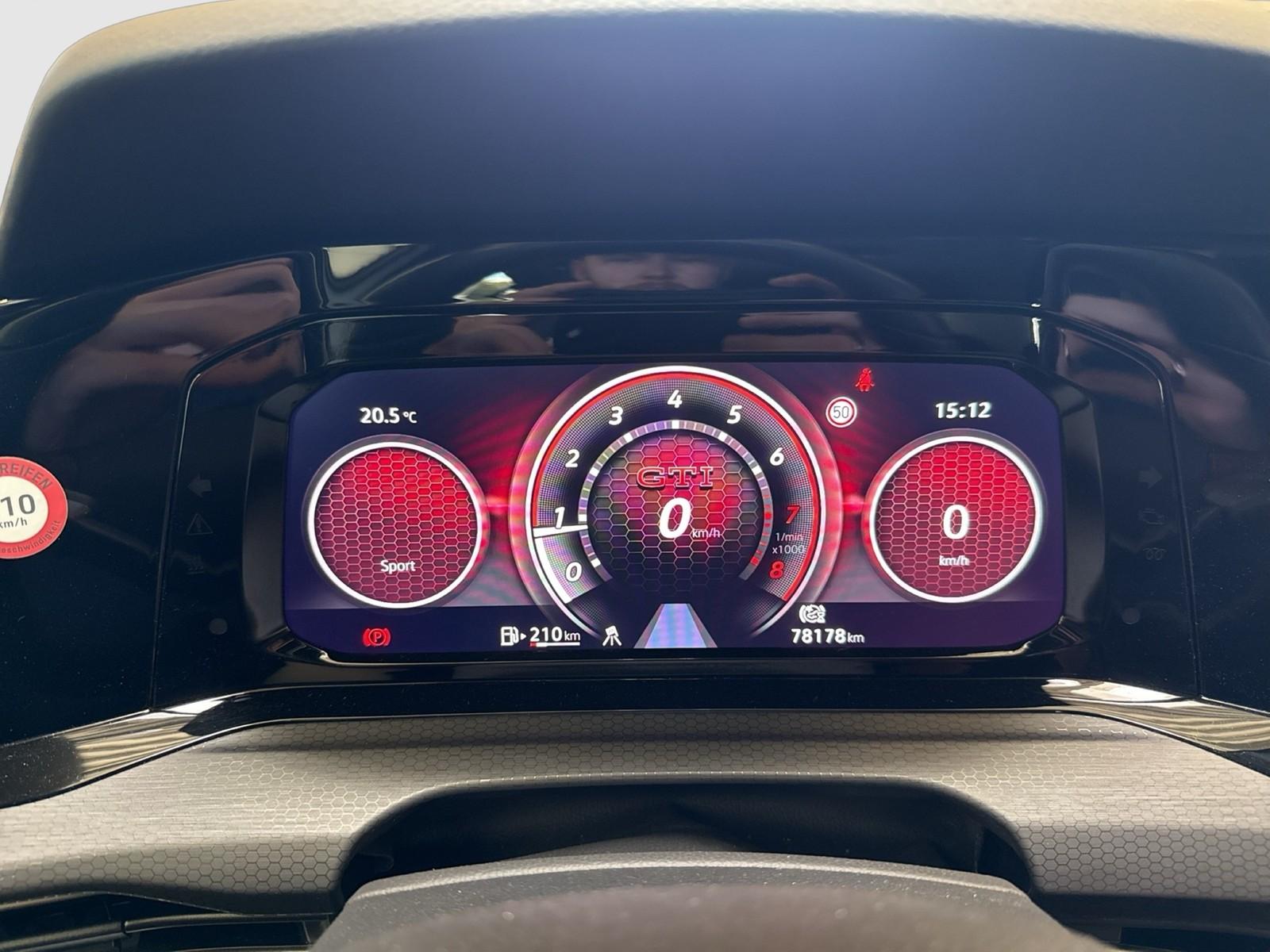 Volkswagen Golf VIII 2.0 GTI AHK CAM ACC LM19 NAVI LED+, миниатюра 12