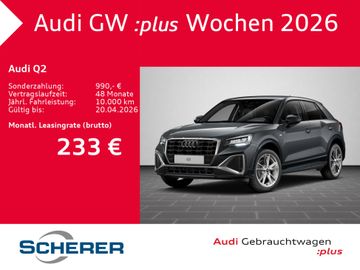 Audi Leasingangebot: Audi Q2 S line 30 TFSI LED EINPARKHILFE NAVI SITZHEIZ