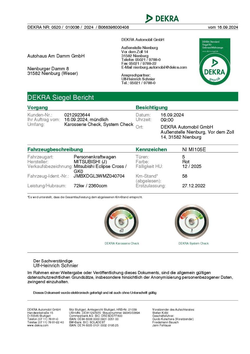 Fahrzeugabbildung Mitsubishi Eclipse Cross Plug-in Hybrid 2.4 PHEV PLUS *AKTI