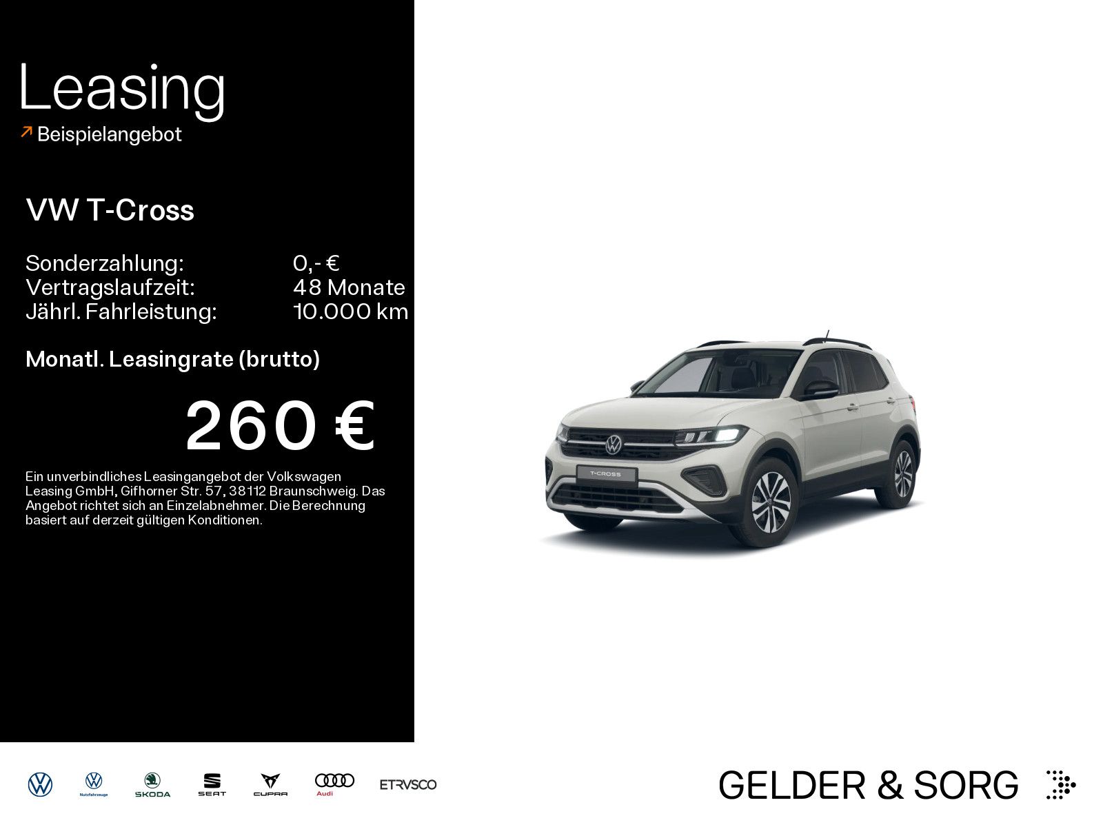 Volkswagen T-Cross 1.0 TSI Energy LED*Digital*Navi*CarPlay*