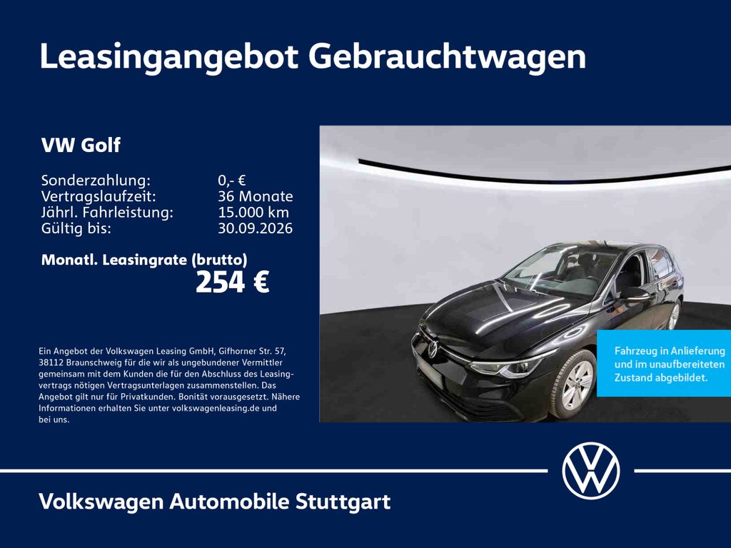 Golf 8 Life 1.5 TSI Navi Kamera