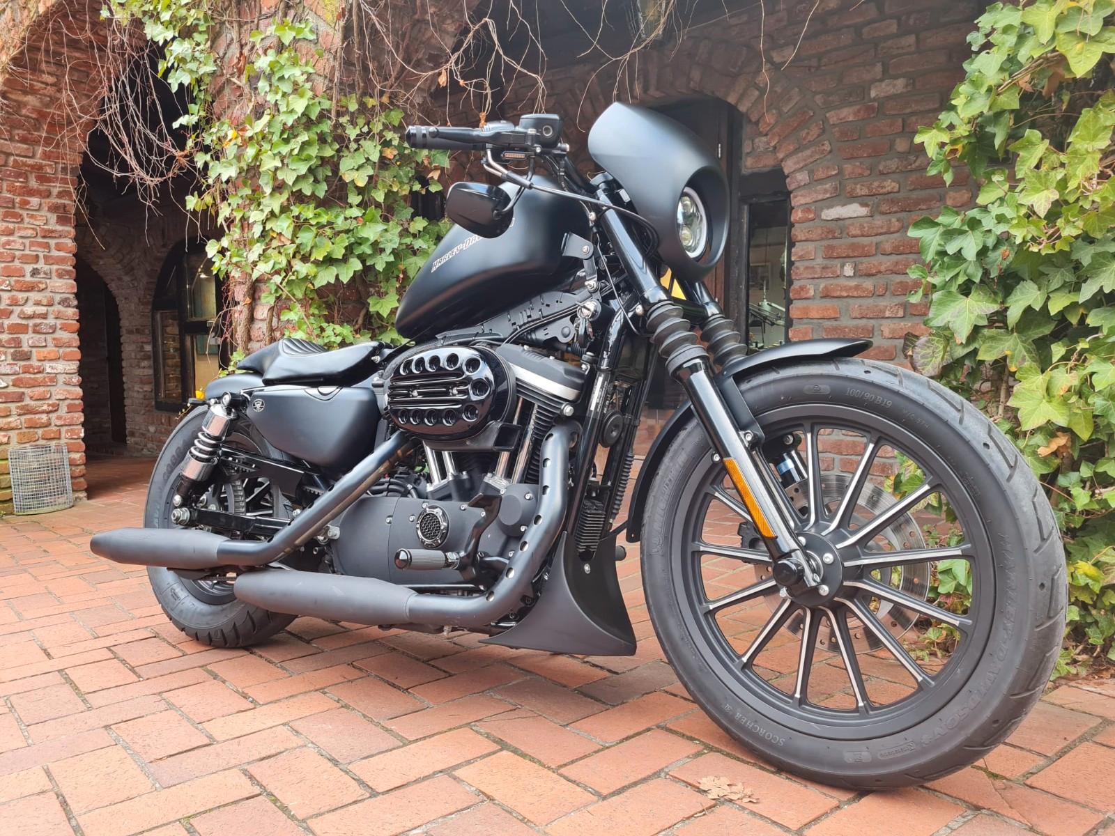 Harley-Davidson Sportster 883 Iron Umbau Breitreifen,48 PS  uvm.