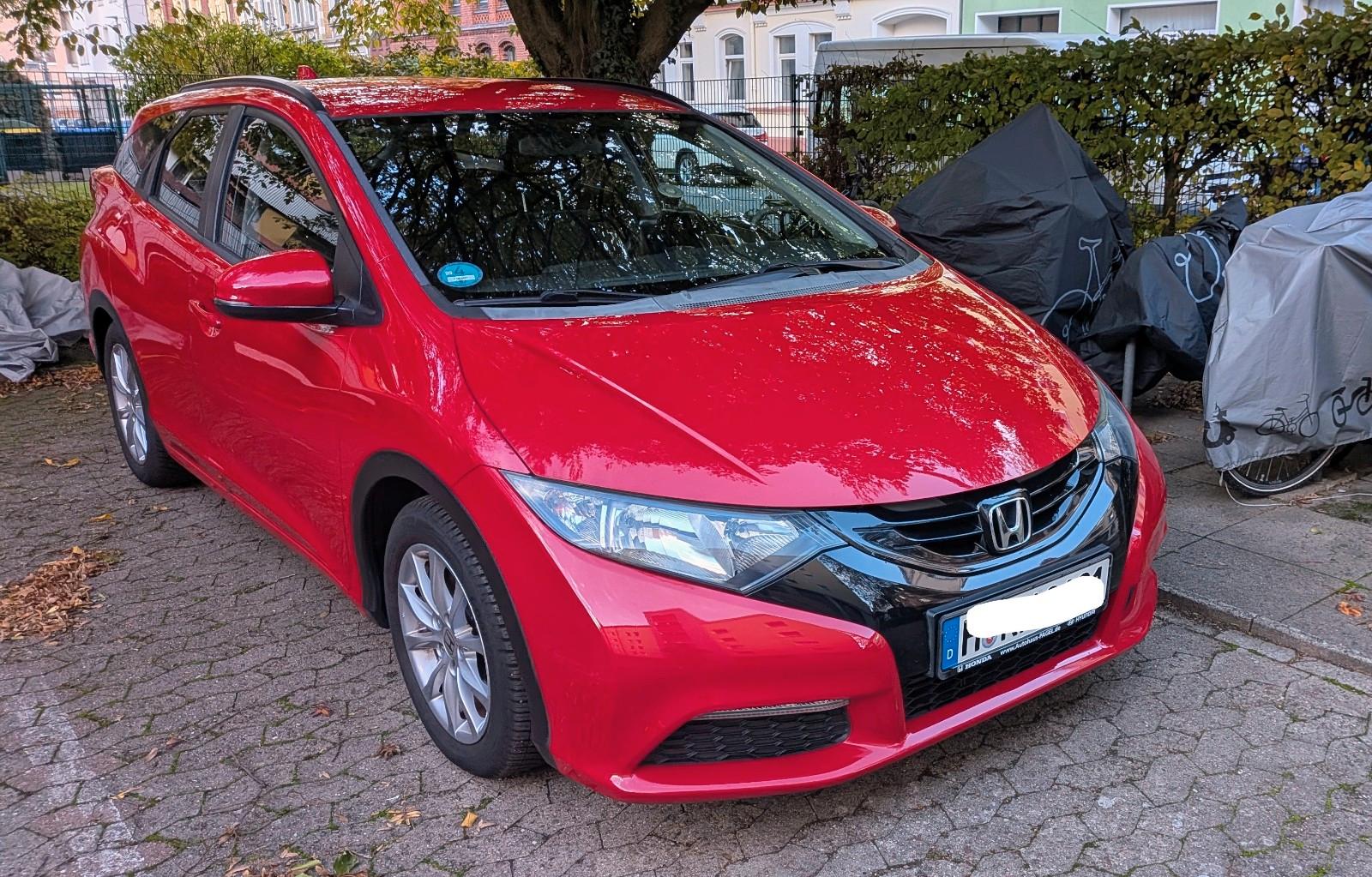Honda Civic 2014 — rear view