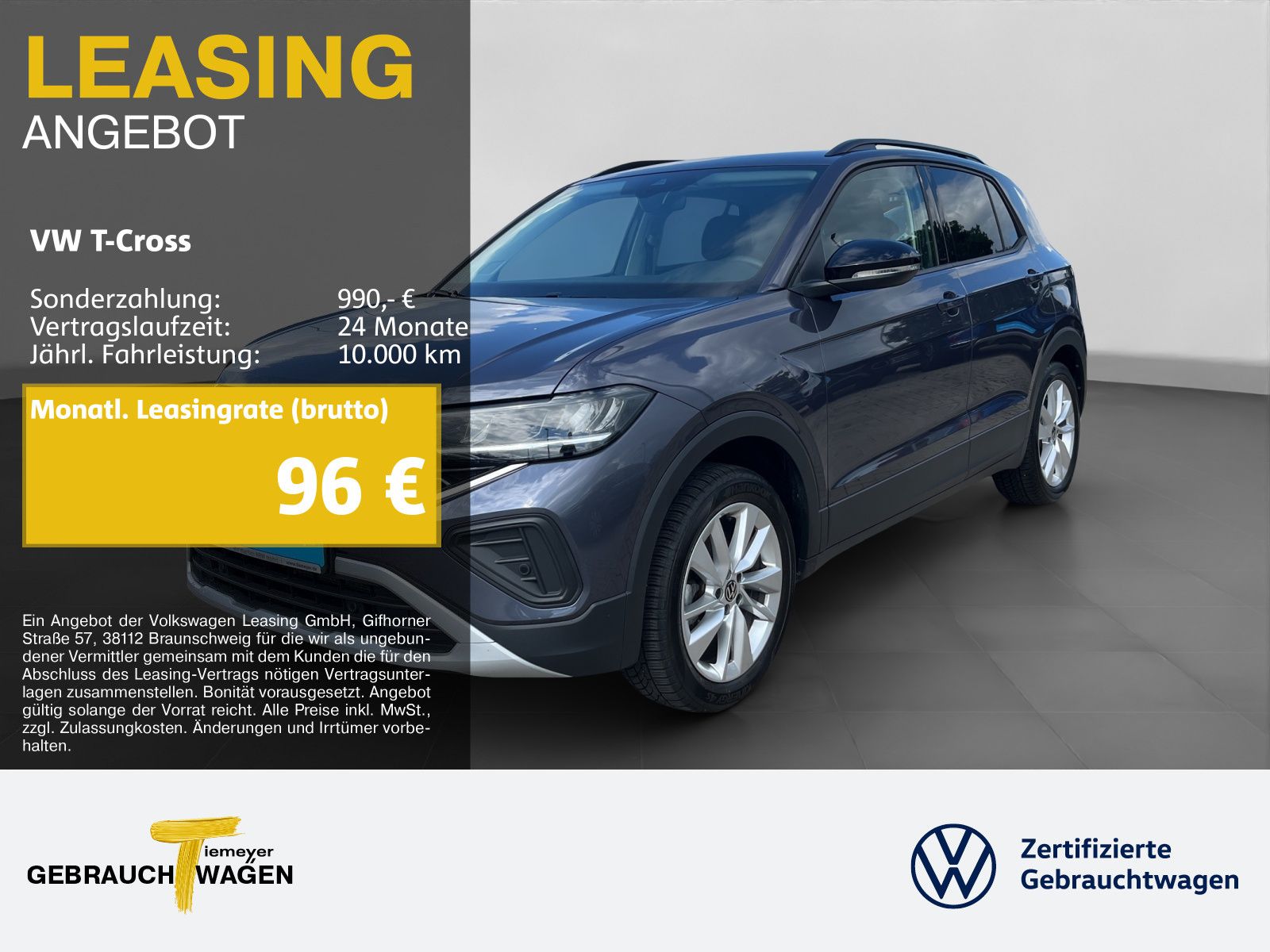 VW T-Cross 1.0 TSI GOAL LM17 NAVI SITZHZG PDC