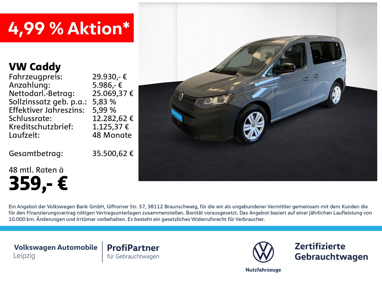 Volkswagen Caddy TSI*Frontscheibe beheizbar*ACC*Side Assist
