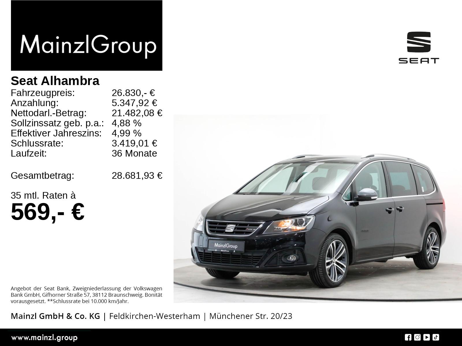 Seat Alhambra 1.4 TSI FR-Line Kam. SHZ AHK 7-S.