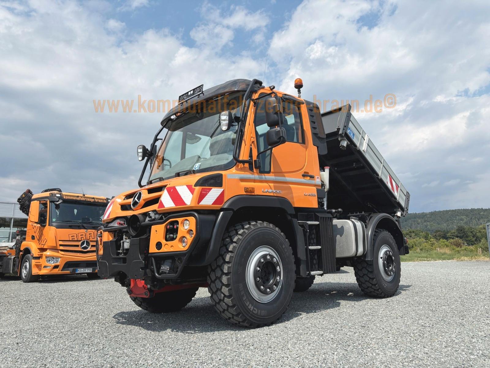 Unimog U 423*ZW*Hydrostat*Kipper*Vario Pilot*Euro 6*TOP