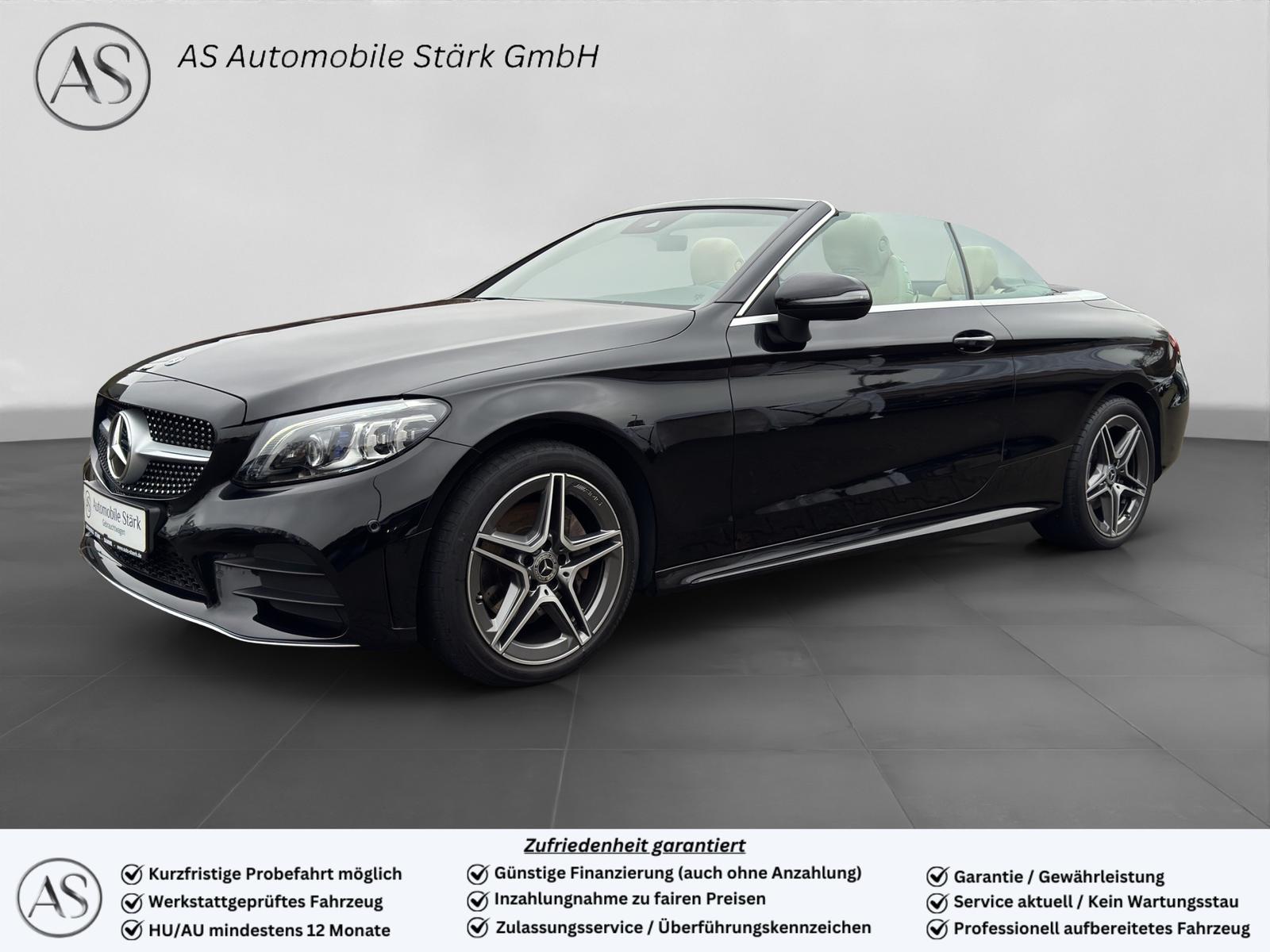Mercedes-Benz C 180 Cabrio AMG+Sportfahrwerk+Leder+Kamera+Spur