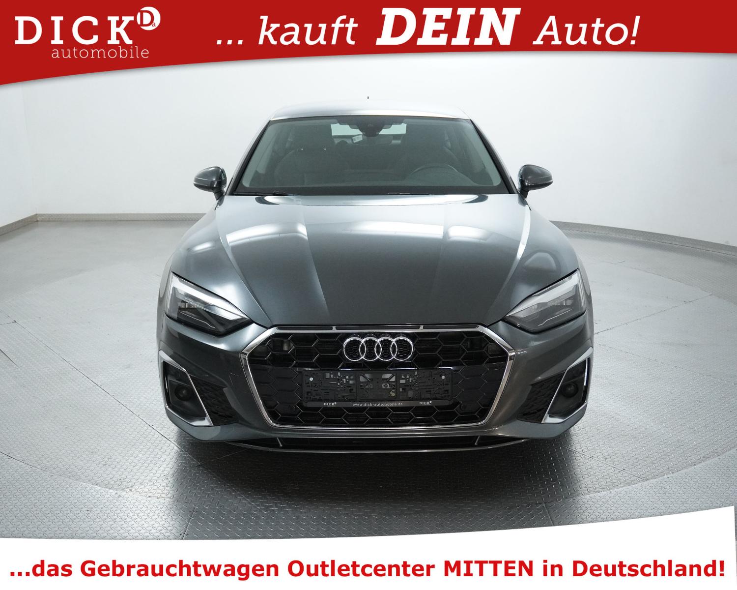 Audi A5 SB 40d S LINE SPORT LEDER+SHZ+NAV+KAM+LED+TEM, миниатюра 3