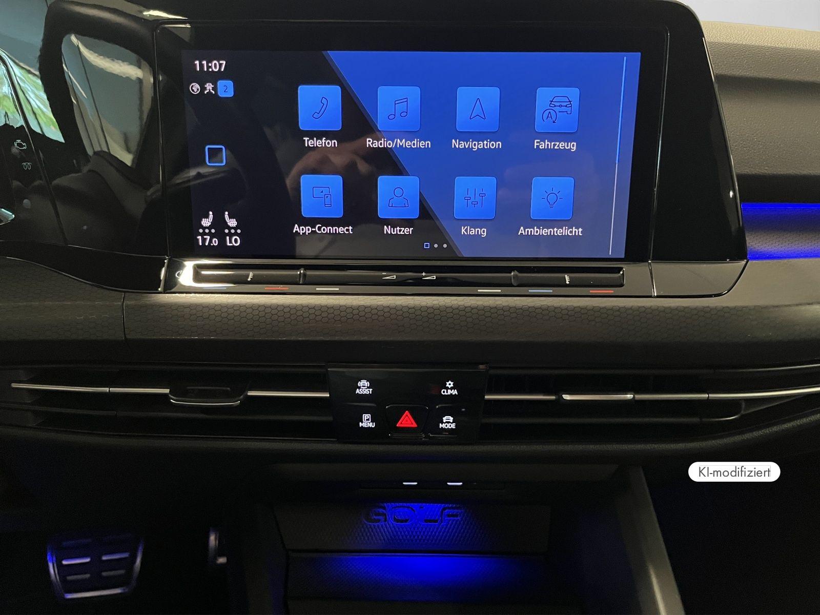 Volkswagen Golf VIII GTD 2.0 TDI Black Style, IQ Light, Sta, миниатюра 11