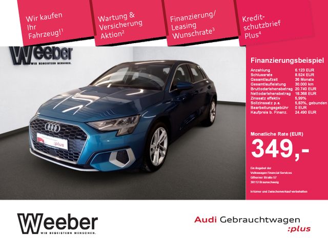 Audi A3 Sportback 35 TFSI advanced Panodach AHK LED