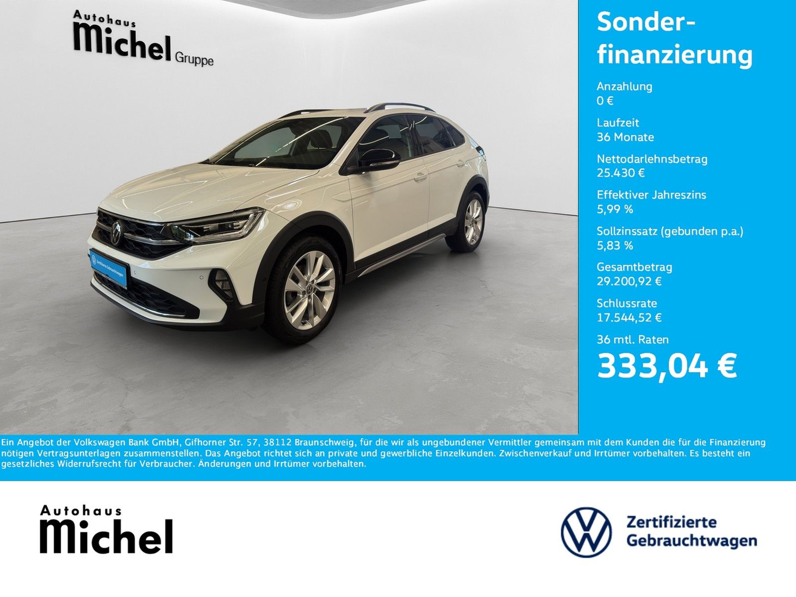 Volkswagen Taigo TSI DSG Goal IQ-Light ACC Navi Kamera foto 2