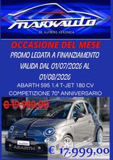 Abarth ABARTH 595 1.4 T-JET 180 CV COMPETIZIONE 70° ANN - Abarth 595 Competizione aus 2020