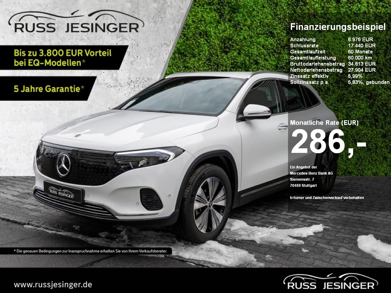 Mercedes-Benz EQA 350 4M Progressive *Cam*KeyGo*TotW*MBUX*Navi