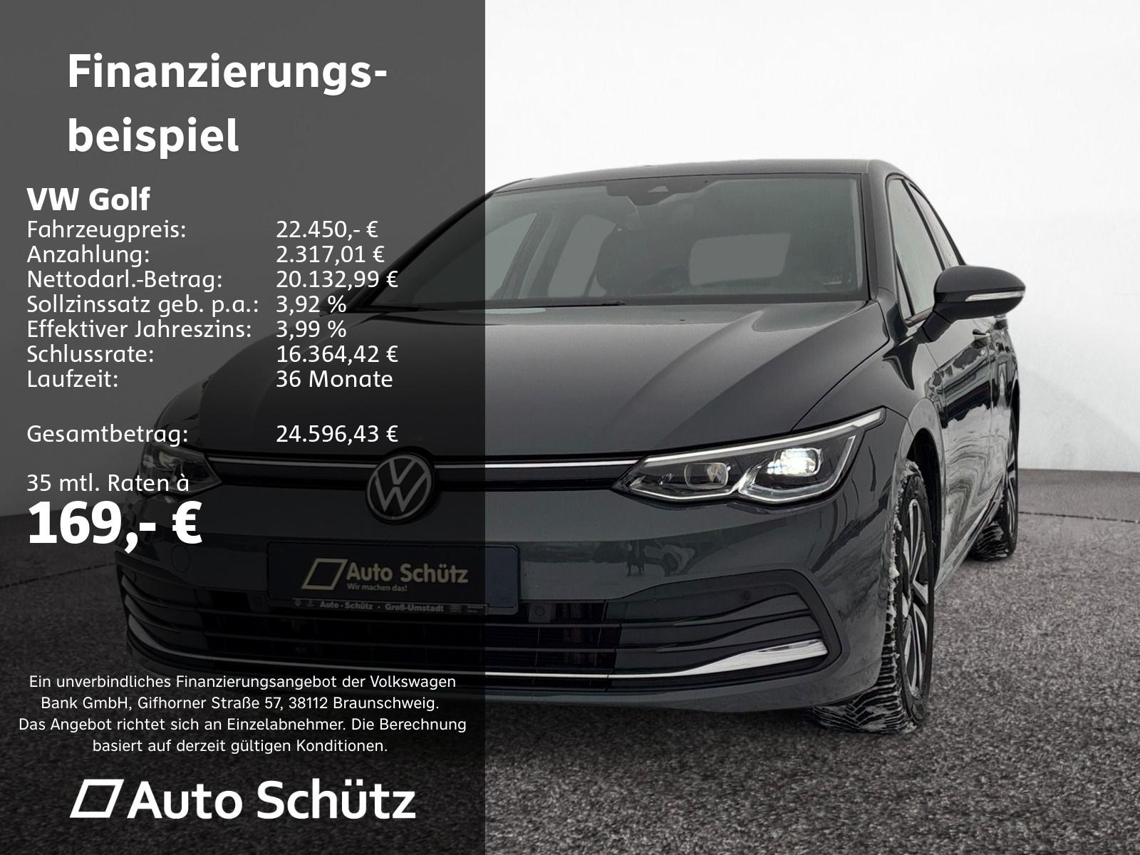 Volkswagen Golf VIII 1.5 TSI Active+NAVI+RFK+Standhzg+LED+A