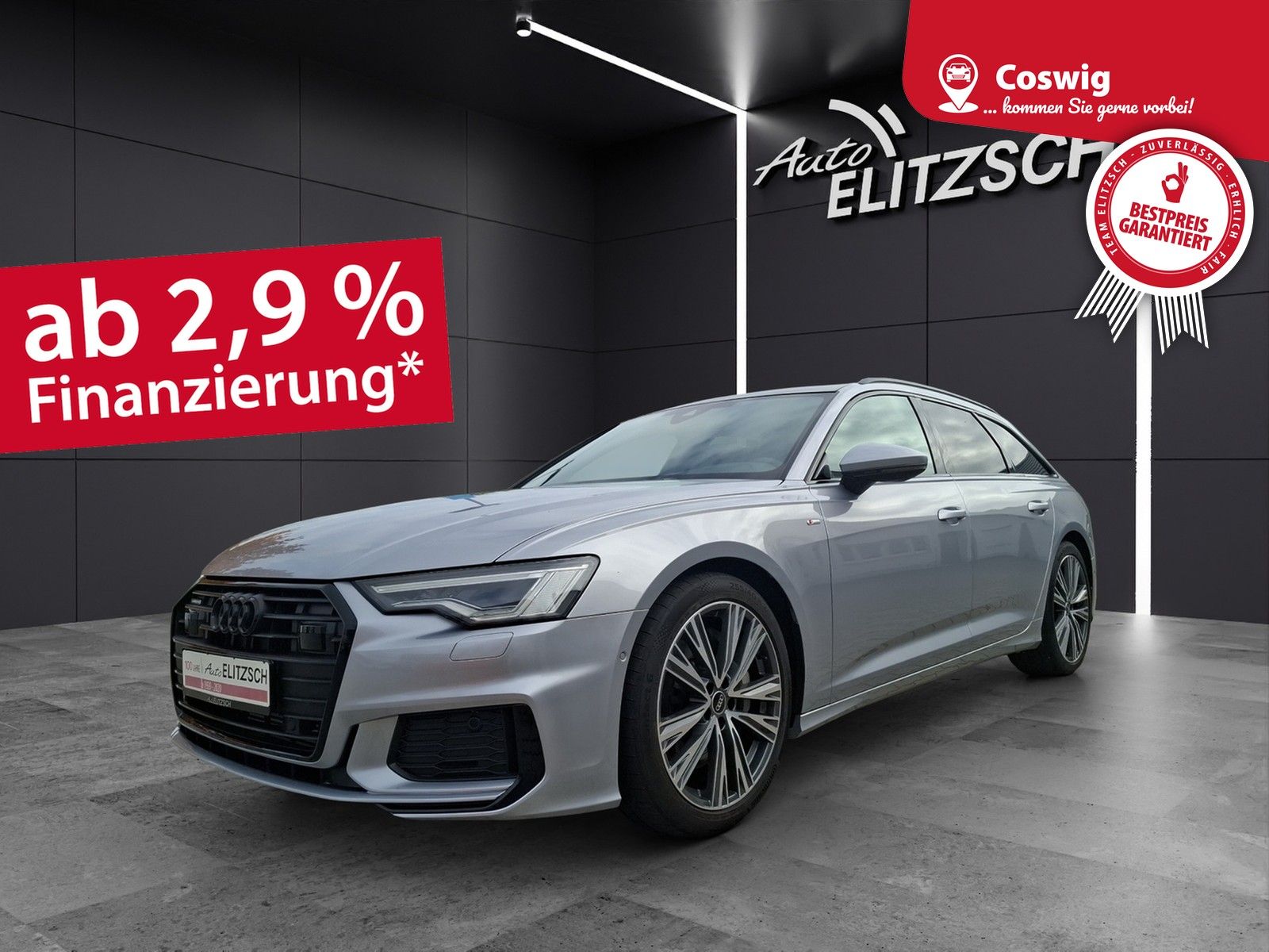 Fahrzeugabbildung Audi A6 Avant 55 TFSI S-Line quattro S-tronic  Matrix