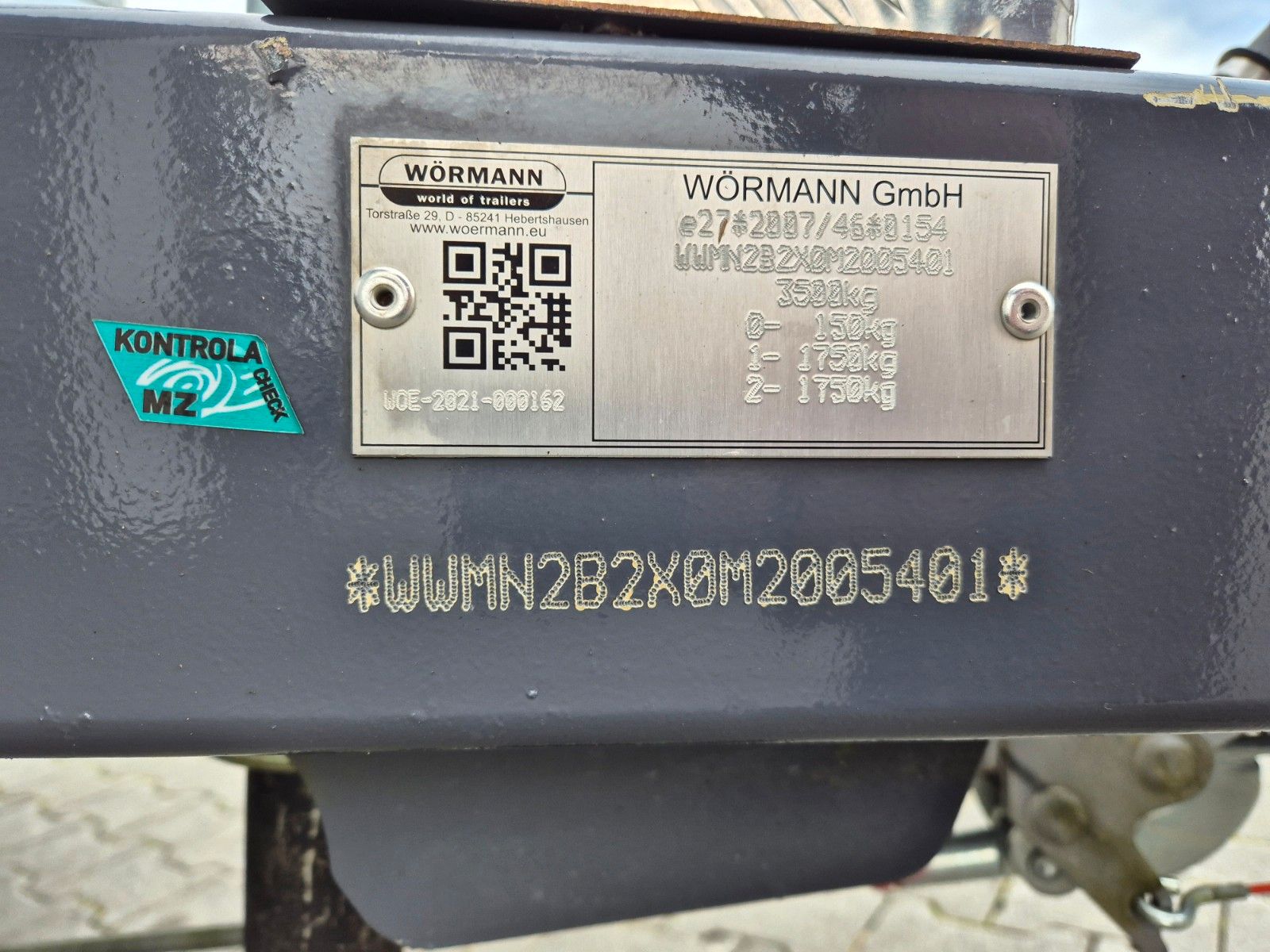 Fahrzeugabbildung Wörmann Abrollkipper Mulde Gitterbox