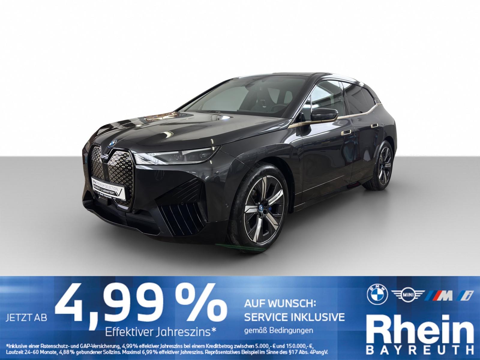 BMW iX xDrive50 Sport Navi Laser GSD AHK Hifi h/k Na