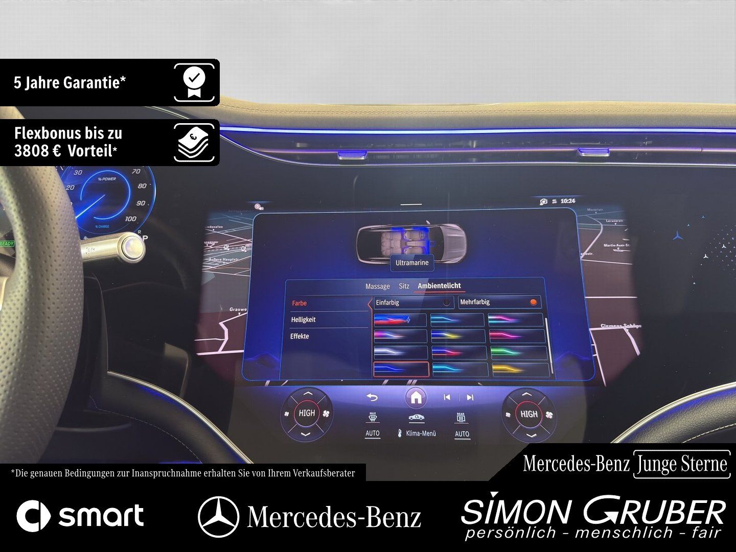 Fahrzeugabbildung Mercedes-Benz EQS 450+ SUV AMG Massage Sitzklima AHK 118Kwh